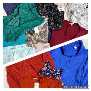 Mystery reseller lot bundle 18 pieces 6 pounds Sizes & brands vary